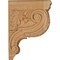 Ekena Millwork 3 1/2"W x 9"D x 12"H Medium Hudson Acanthus Wood Corbel, Red Oak CORW04X09X12HDRO - alternate 3